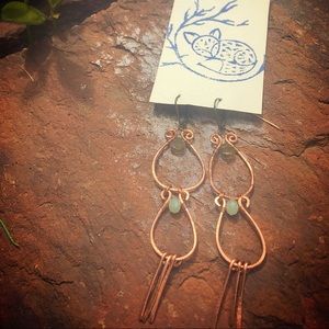 Custom Copper earrings